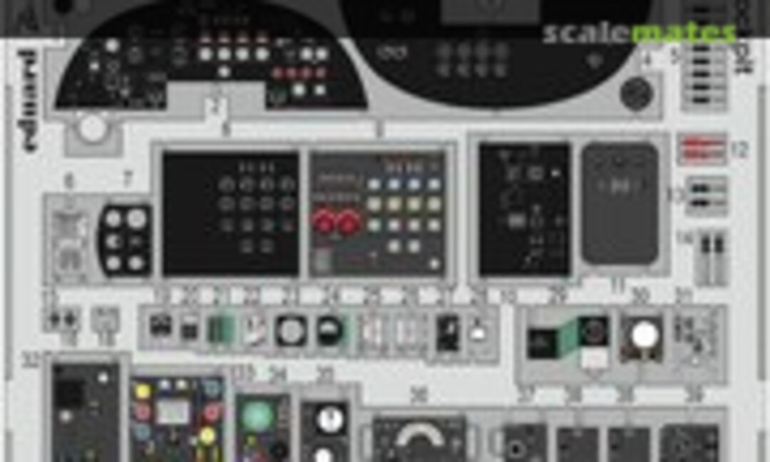 1:48 Lancaster B Mk.III Dambuster cockpit detail set (Eduard FE1434) FE1434