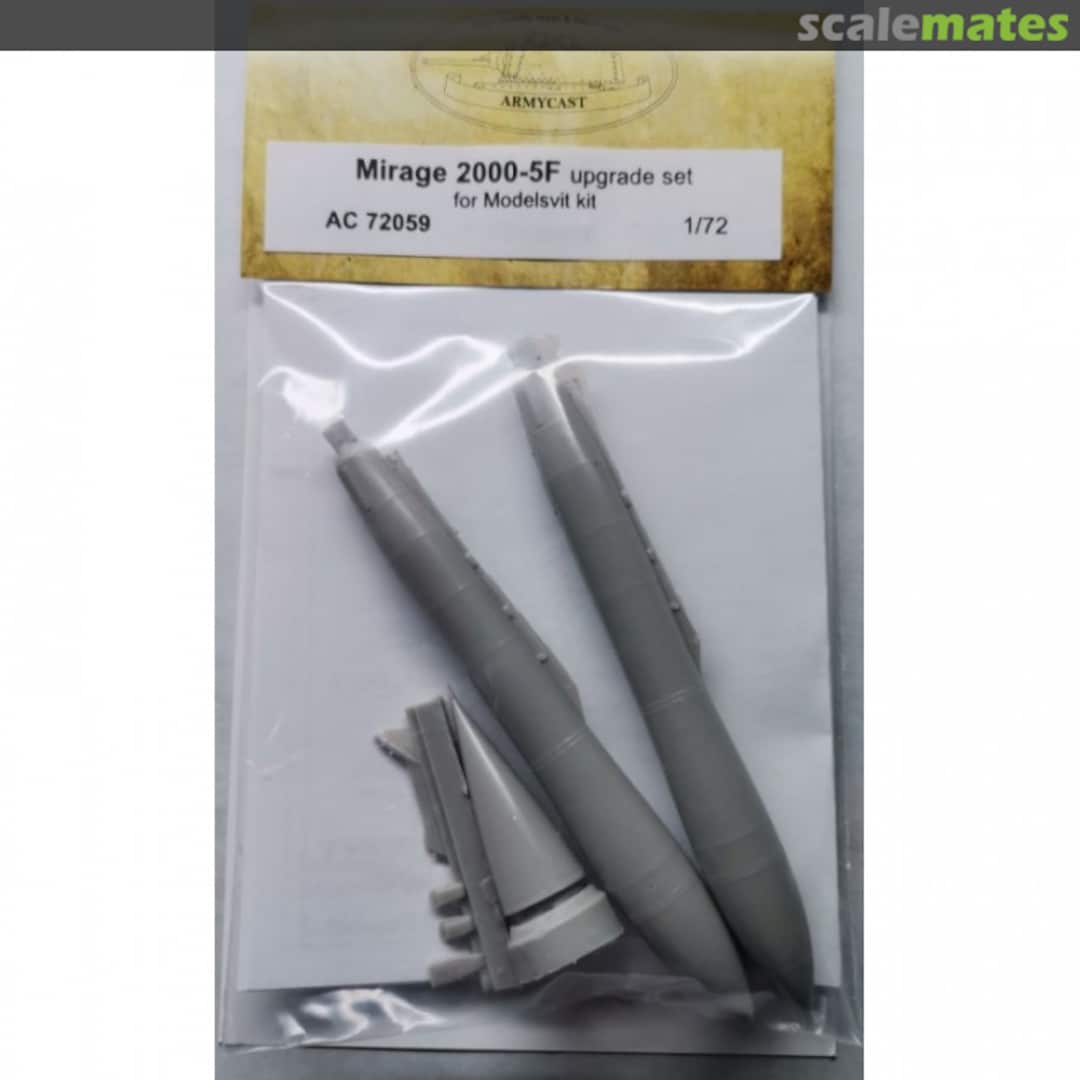 Boxart Mirage 2000-5F upgrade set AC 72059 Armycast M&M Boxart Mirage 2000-5F upgrade set AC 72059 Armycast M&M