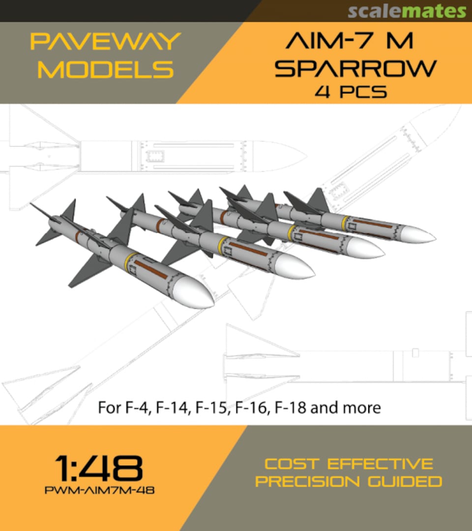 Boxart AIM-7M Sparrow PWM-AIM7M-48 Paveway Models Boxart AIM-7M Sparrow PWM-AIM7M-48 Paveway Models