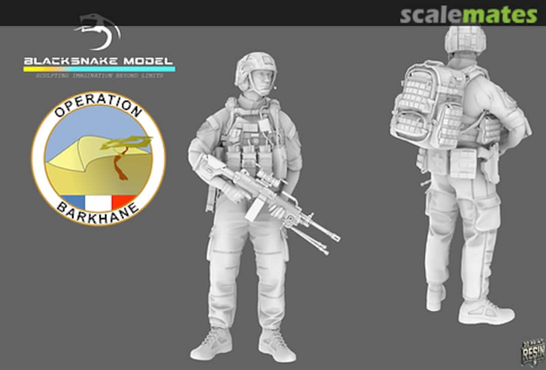 Boxart Figurine 02 Operation Barkhane FR-02 BlackSnake Model Boxart Figurine 02 Operation Barkhane FR-02 BlackSnake Model