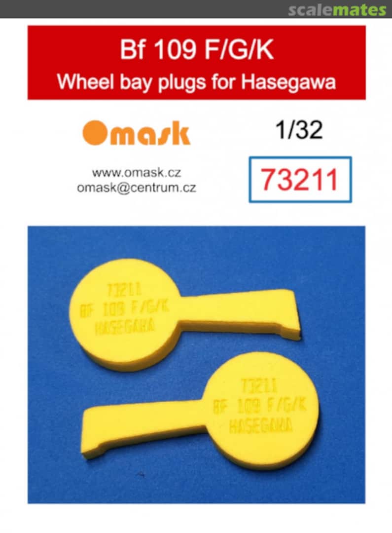 Boxart Messrschmitt Bf-109 F/G/K - Wheel Bay Plugs 73211 Omask Boxart Messrschmitt Bf-109 F/G/K - Wheel Bay Plugs 73211 Omask