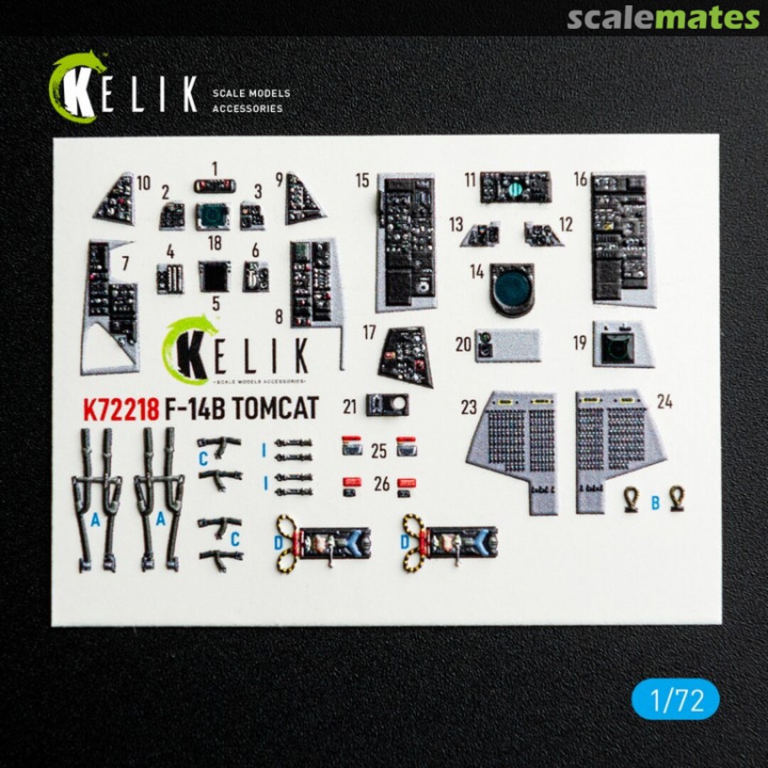 Boxart F-14B Tomcat - Interior 3d Decals K72218 Kelik Boxart F-14B Tomcat - Interior 3d Decals K72218 Kelik