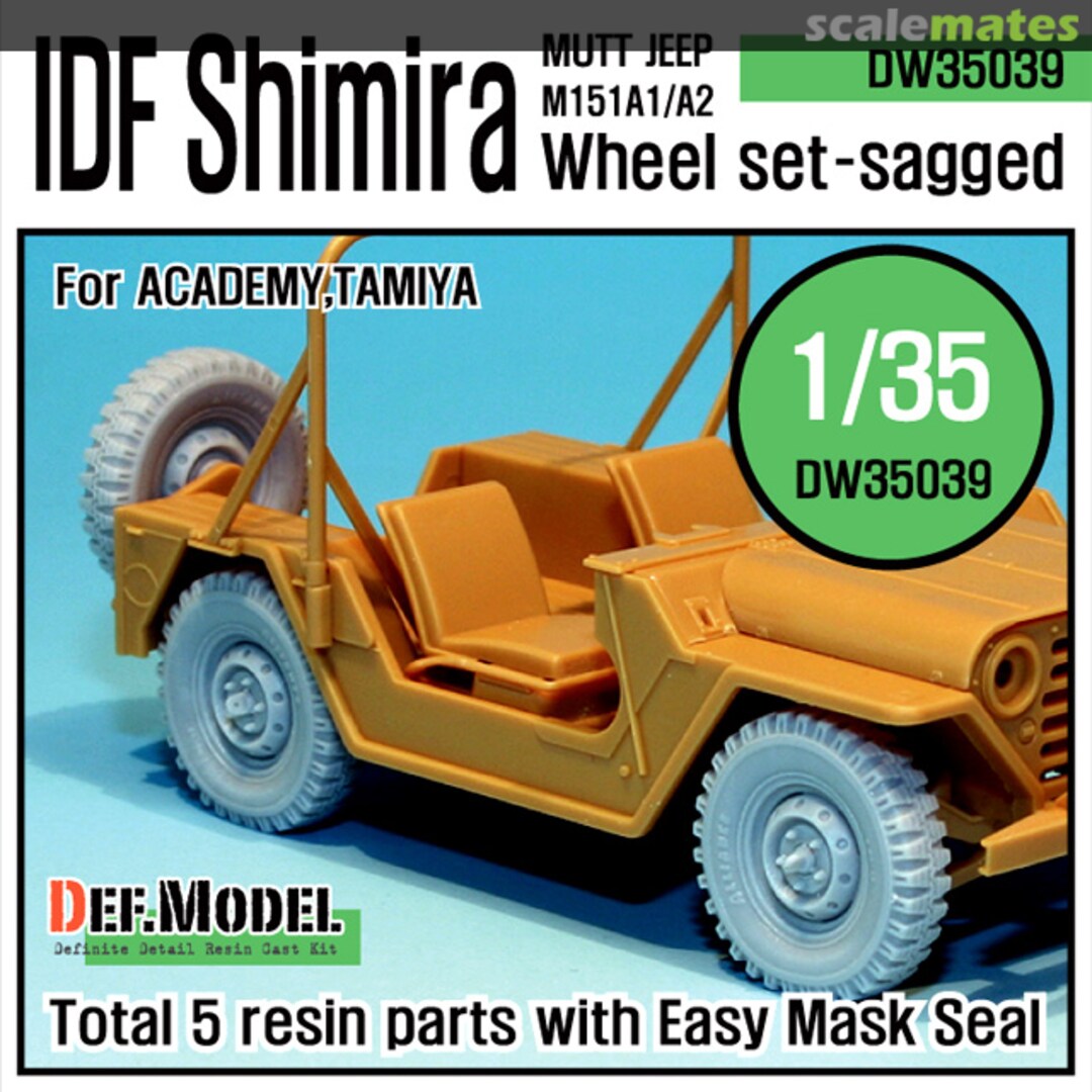 Boxart IDF M151 Shimira Sagged wheel set DW35039 Def.Model Boxart IDF M151 Shimira Sagged wheel set DW35039 Def.Model