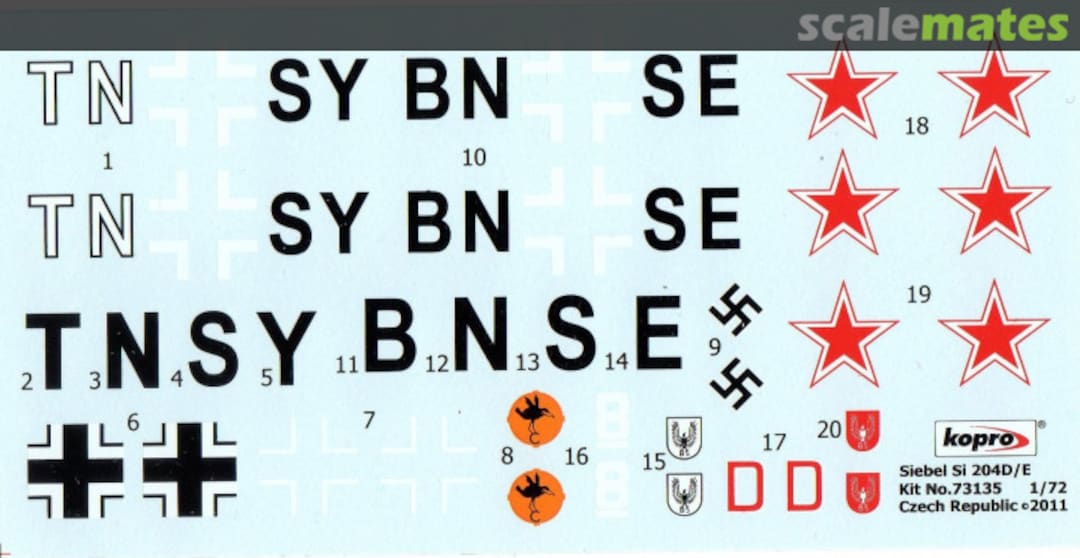 Boxart Siebel Si 204D/E 93135 Kopro Boxart Siebel Si 204D/E 93135 Kopro