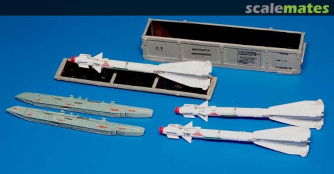 Boxart Missile R-60 set with Simple Launcher (Resin parts + PE + Decals) AL4014 PlusModel Boxart Missile R-60 set with Simple Launcher (Resin parts + PE + Decals) AL4014 PlusModel
