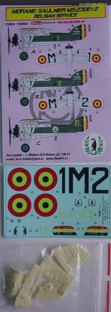 Boxart Morane-Saulnier MS.230Et.2 CSD7250 Kora Models