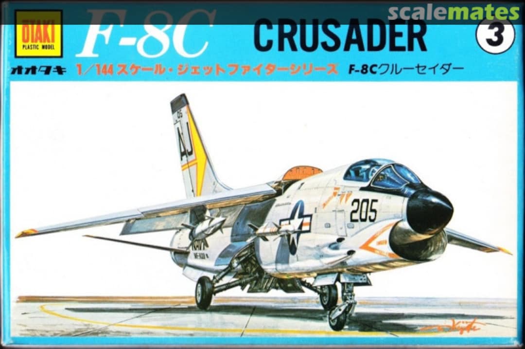 Boxart F-8C Crusader A-3-100 Otaki Boxart F-8C Crusader A-3-100 Otaki