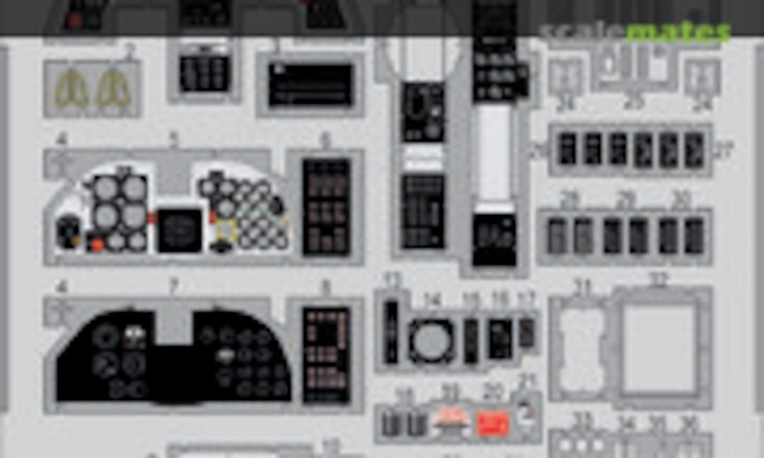 1:32 F-5E interior (Eduard 32930)