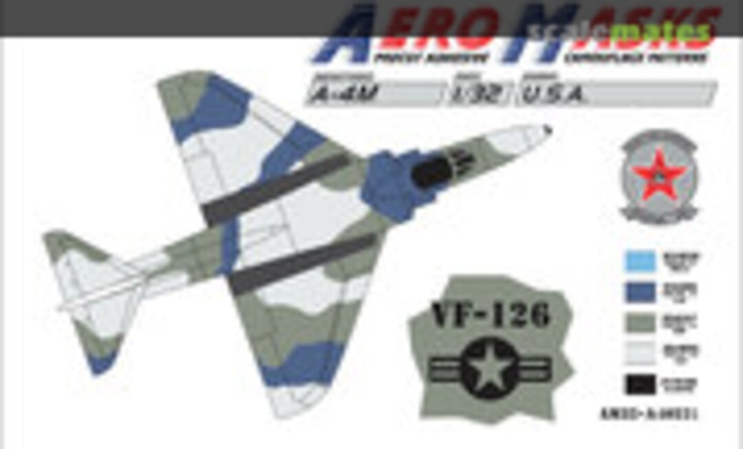 1:32 A-4M USA VF-126 (AeroMasks AM32-A4022) AM32-A4022