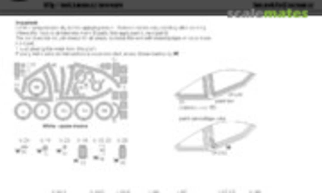 1:48 AV-8B Harrier II (Plus, Night Attack) BASIC kabuki masks (New Ware NWAM0302) NWAM0302