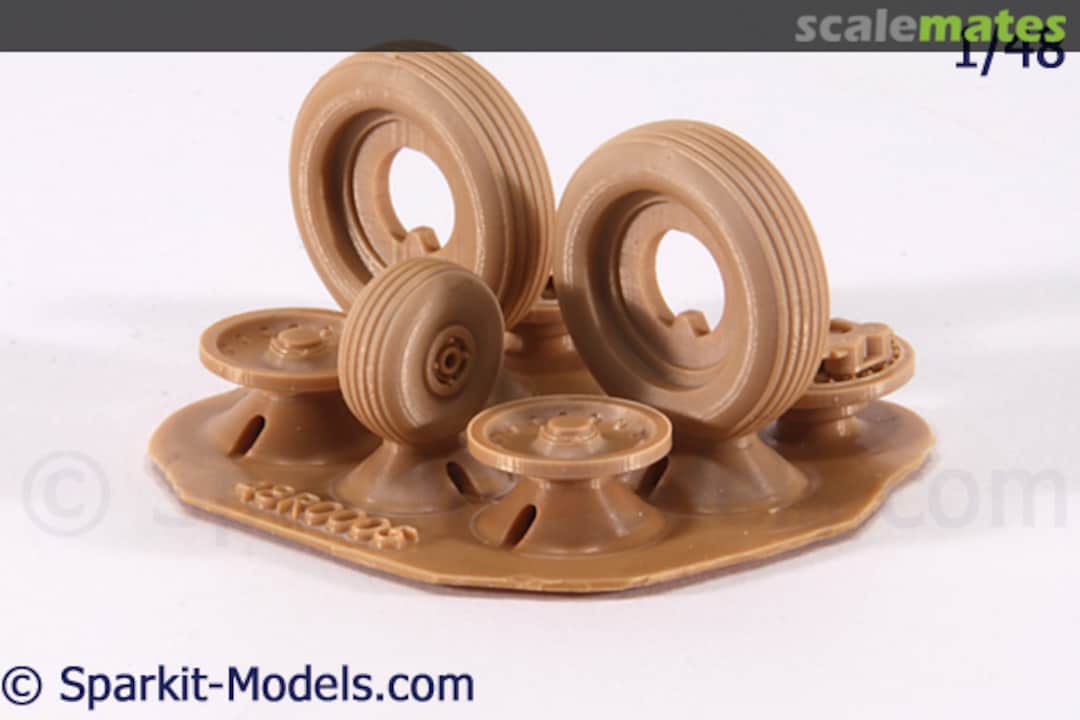 Boxart Mirage IIIB/C - Wheel Set 48R0005 Sparkit Models Boxart Mirage IIIB/C - Wheel Set 48R0005 Sparkit Models