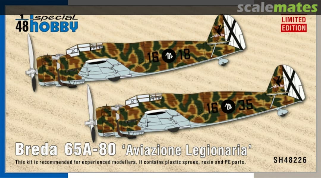 Boxart Breda 65A-80 SH48226 Special Hobby Boxart Breda 65A-80 SH48226 Special Hobby