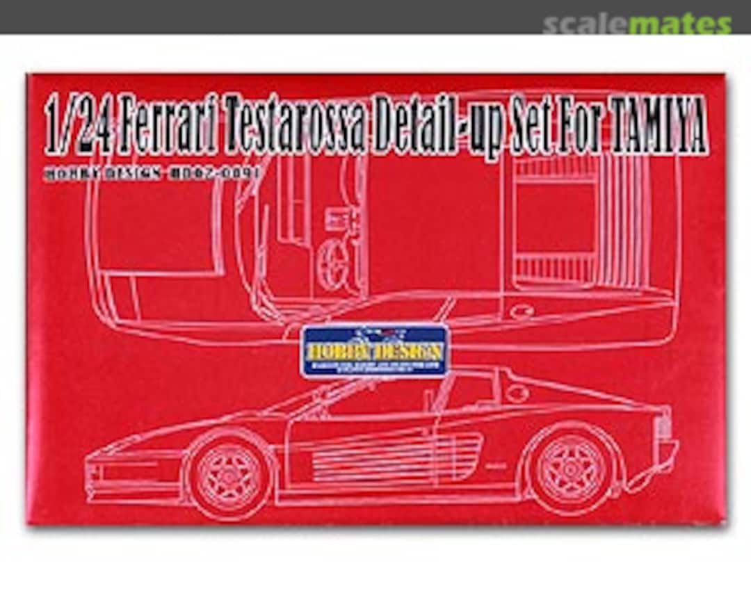 Boxart Ferrari Testarossa Detail-up set HD02-0091 Hobby Design