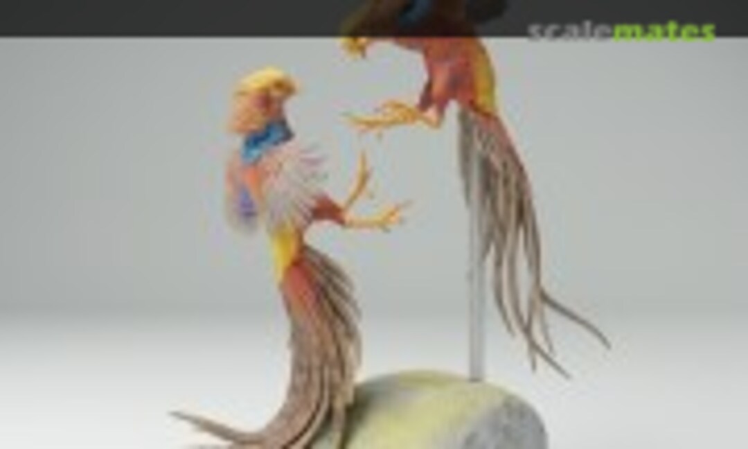 1:72 Golden Pheasant - Fighting males (EMP3d 72130539) 72130539