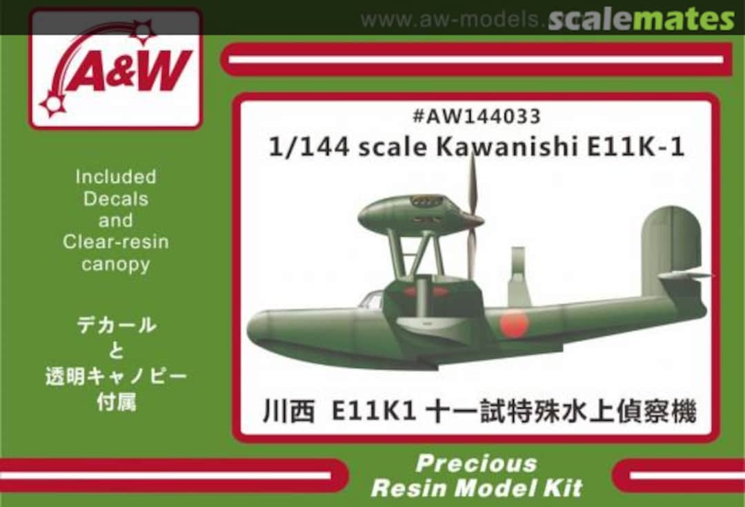 Boxart Kawanishi E11K-1 AW144033 A&W Boxart Kawanishi E11K-1 AW144033 A&W