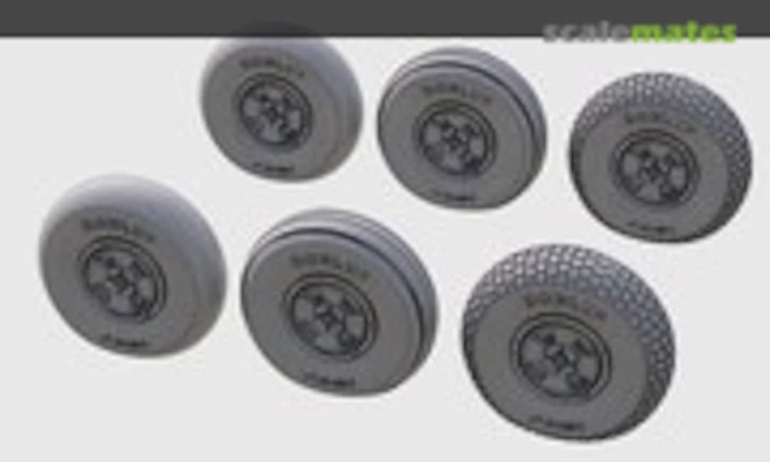 1:72 Spitfire 4 spoke wheels set (6pcs.) (Attack Squadron 72070)