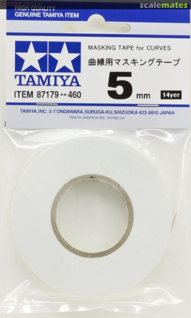 Boxart Masking Tape for Curves 5mm 87179 Tamiya Boxart Masking Tape for Curves 5mm 87179 Tamiya