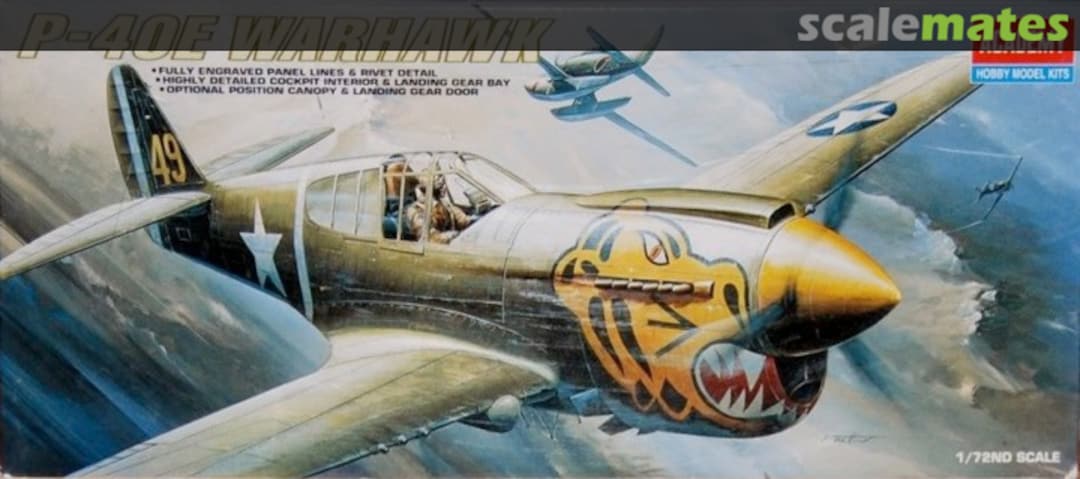 Boxart P-40E Warhawk 1671 Academy Boxart P-40E Warhawk 1671 Academy