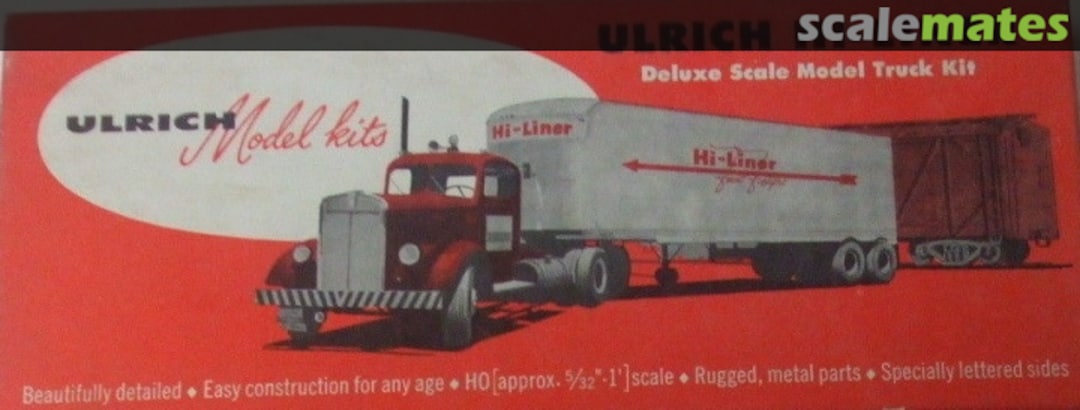 Boxart Mack 2 Axle Tractor with Van 2V4 Ulrich Model Kits Boxart Mack 2 Axle Tractor with Van 2V4 Ulrich Model Kits