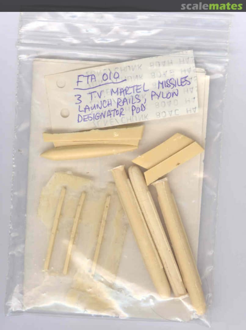 Boxart 3 Martel Missiles TV Type with Designator Pod/Pylon FTA010 The Final Touch Boxart 3 Martel Missiles TV Type with Designator Pod/Pylon FTA010 The Final Touch