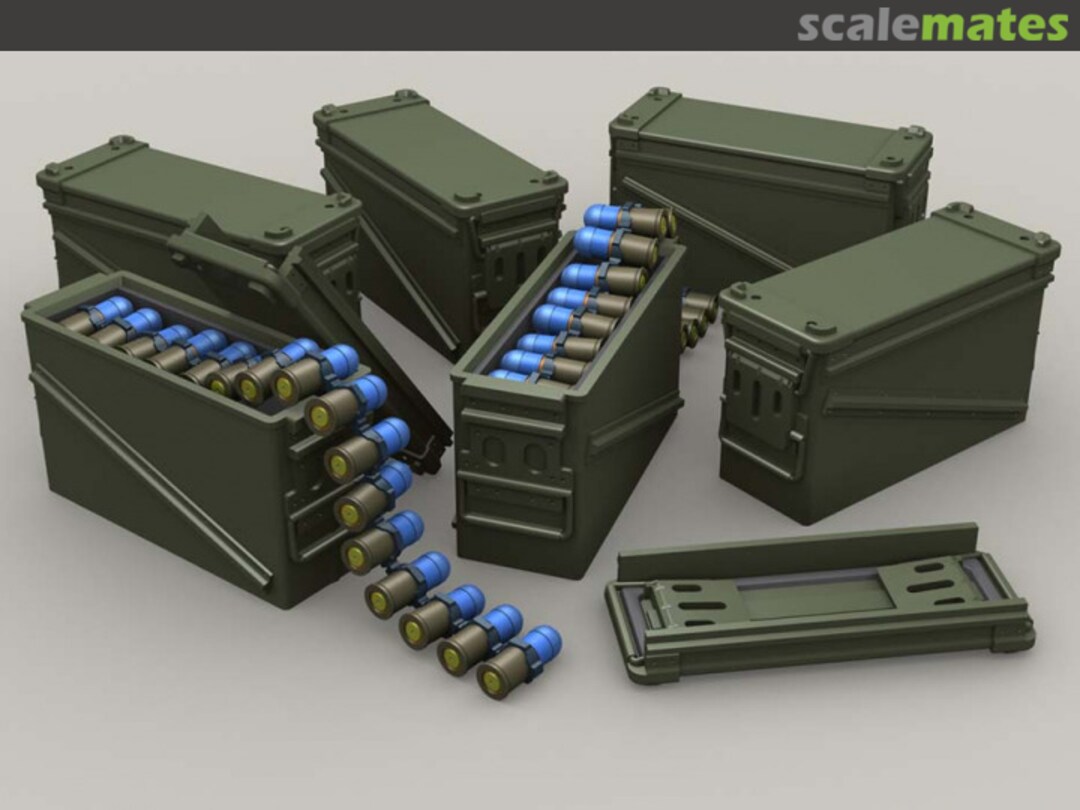 Boxart PA120 40mm Ammo 32 Cart Can Set LF3D050 Legend Productions Boxart PA120 40mm Ammo 32 Cart Can Set LF3D050 Legend Productions