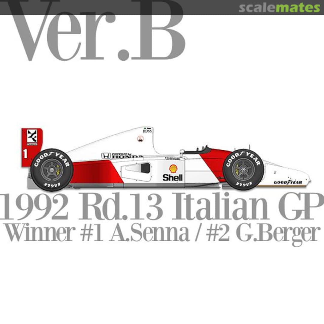 Boxart McLaren MP4/7 K-719 Model Factory Hiro Boxart McLaren MP4/7 K-719 Model Factory Hiro