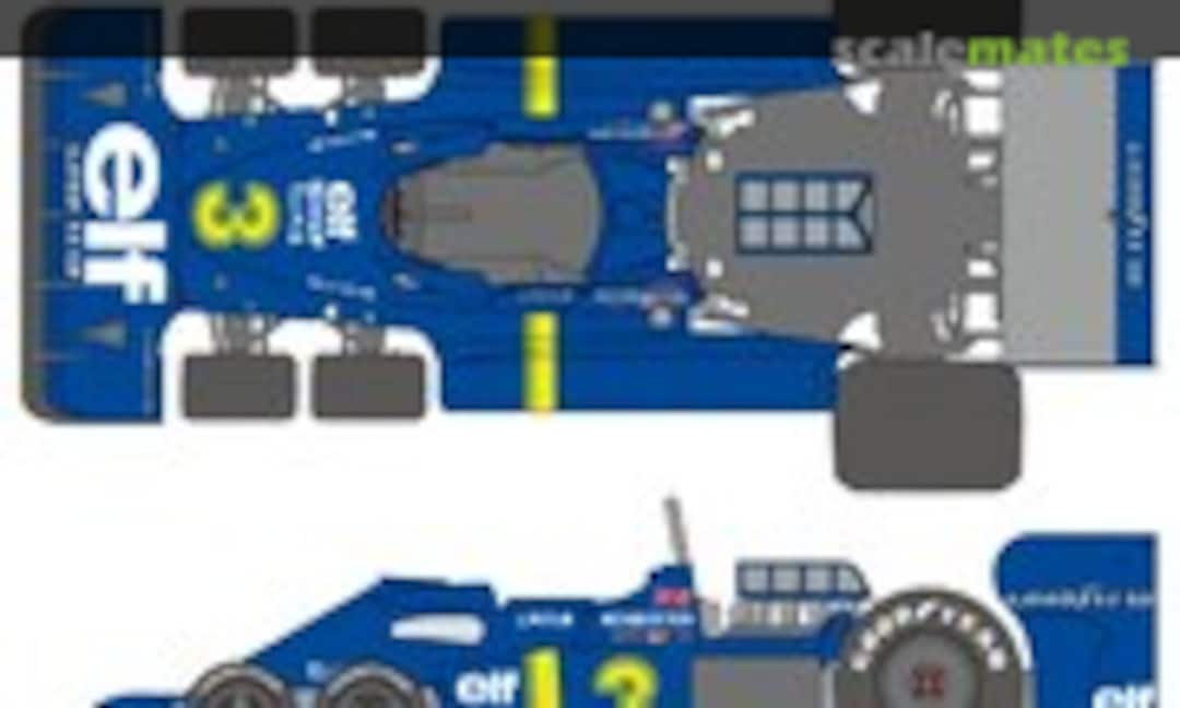 1:20 Tyrrell P34 ELF #3, 4 (Shunko Models SHK-D403) SHK-D403