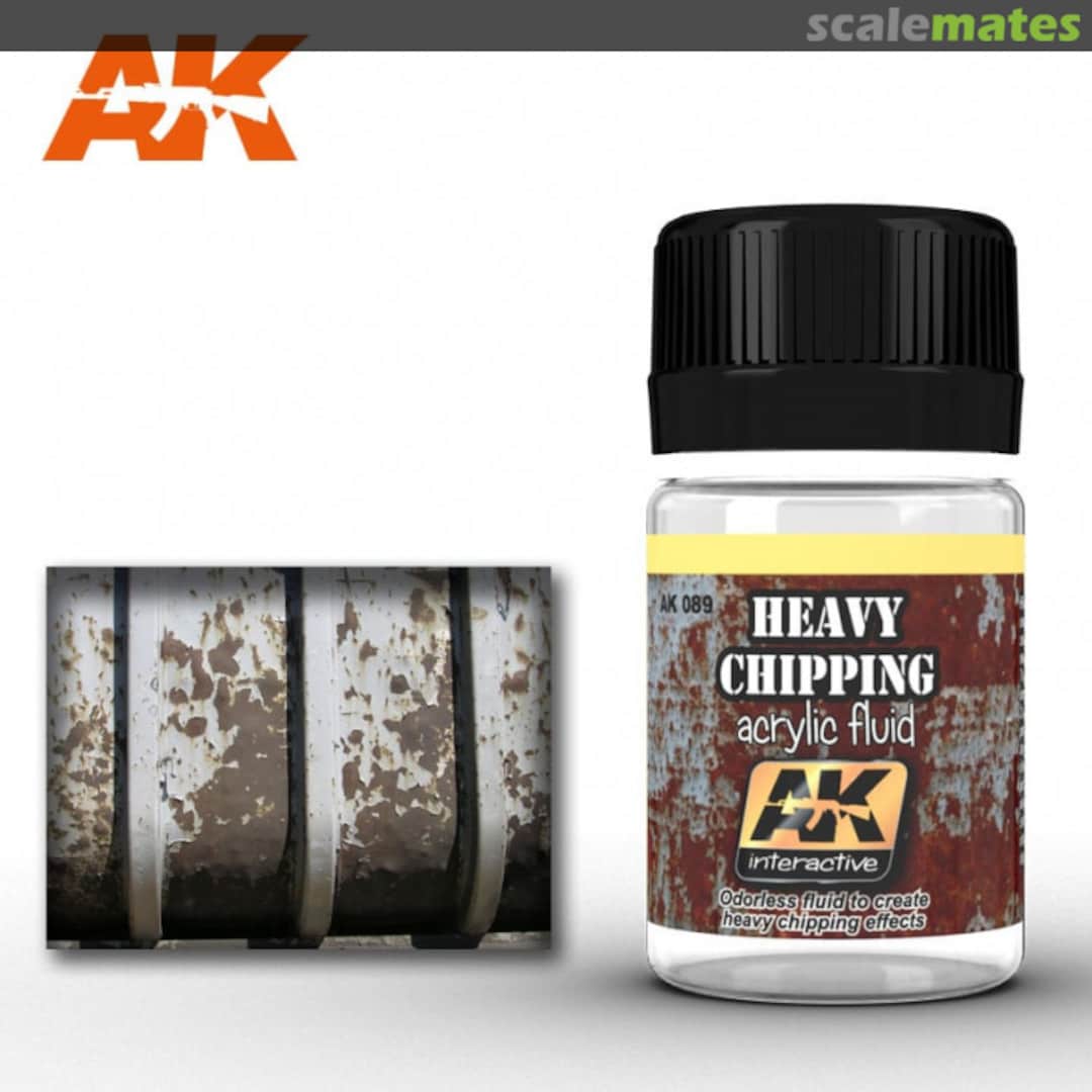 Boxart Heavy Chipping AK089 AK Interactive Boxart Heavy Chipping AK089 AK Interactive