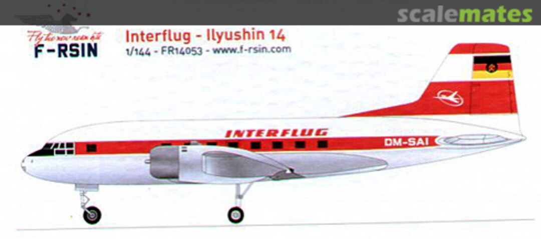 Boxart Interflug - Ilyushin 14 FR14053 F-RSIN Boxart Interflug - Ilyushin 14 FR14053 F-RSIN