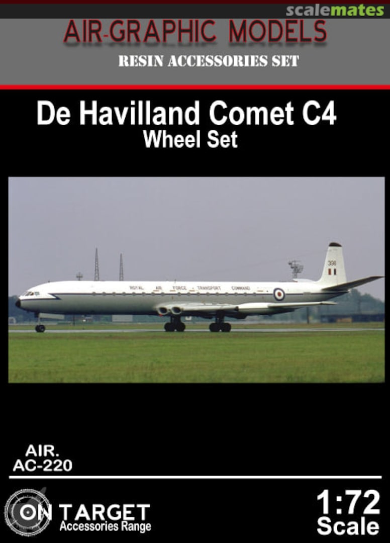 Boxart de Havilland Comet C4 Wheel set AIR.AC-220 Air-Graphics Models