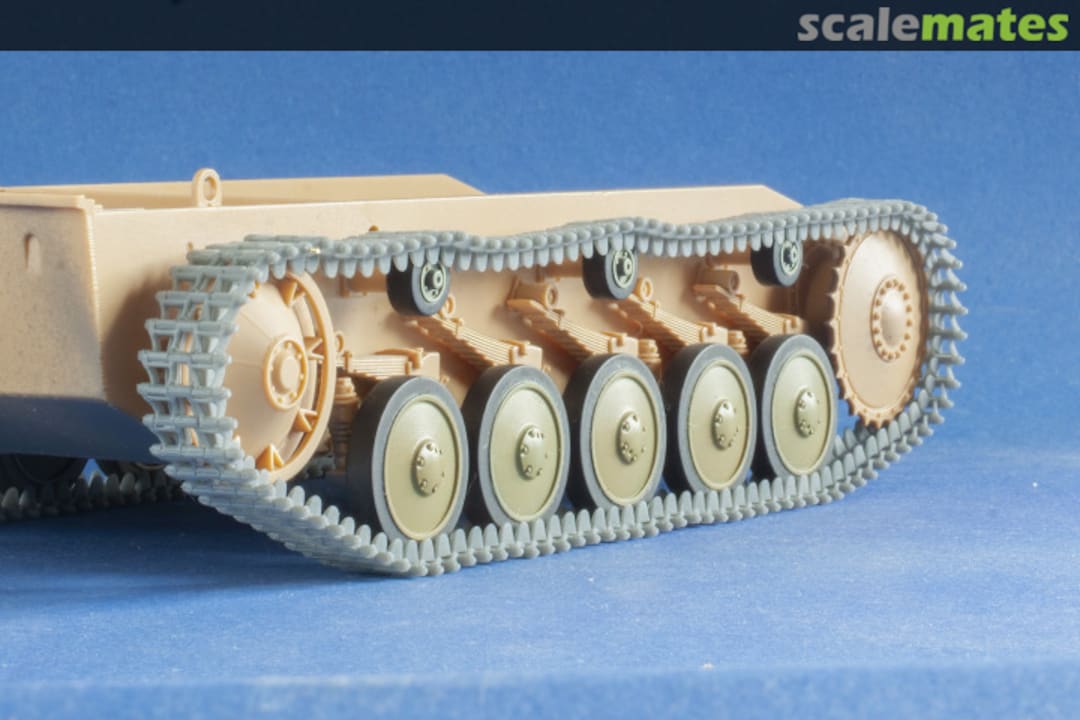 Boxart Tracks (Late) for Panzer II Ausf. A, B, C, F, Marder II, Wespe & Maultier 3,5t (Kgs 67/300/90) T-35013 QUICKTRACKS Boxart Tracks (Late) for Panzer II Ausf. A, B, C, F, Marder II, Wespe & Maultier 3,5t (Kgs 67/300/90) T-35013 QUICKTRACKS