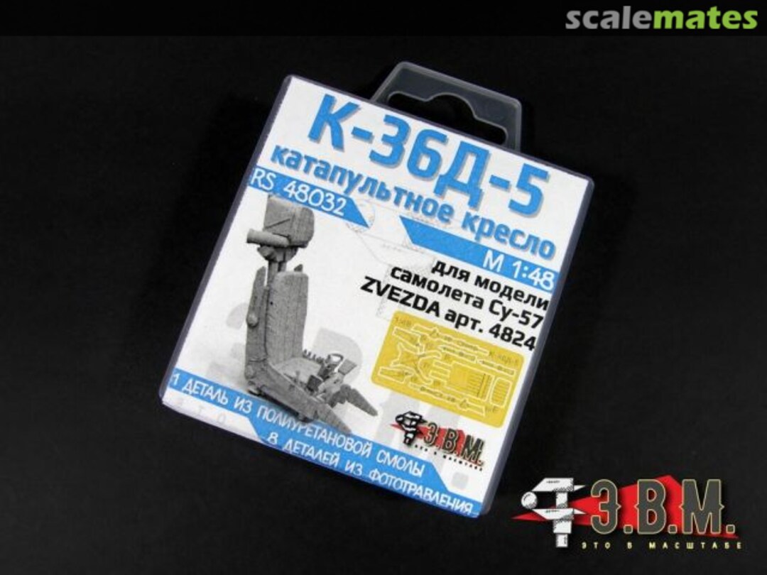 Boxart K-36D-5 Ejection Seat RS 48032 E.V.M. Boxart K-36D-5 Ejection Seat RS 48032 E.V.M.
