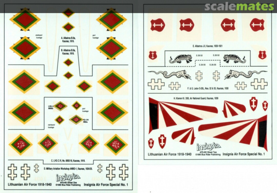 Boxart Lithuanian Air Force 1918-1940 AFS-001 Blue Rider Boxart Lithuanian Air Force 1918-1940 AFS-001 Blue Rider