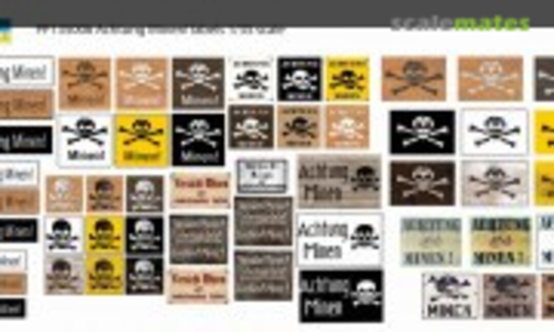 1:35 "Achtung Minen!" Labels (Trembita Models PP135006) PP135006