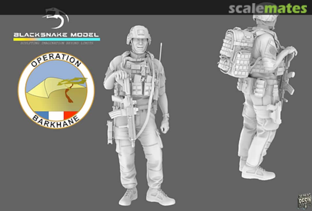 Boxart Figurine 03 Operation Barkhane FR-03 BlackSnake Model Boxart Figurine 03 Operation Barkhane FR-03 BlackSnake Model