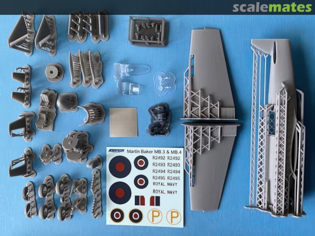 Contents Martin Baker M.B.3b Bubble Top ACMK4803 Aerocraft Models Contents Martin Baker M.B.3b Bubble Top ACMK4803 Aerocraft Models