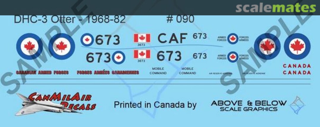 Boxart DeHavilliand Canada DHC-3 Otter 090 Above & Below Graphics Boxart DeHavilliand Canada DHC-3 Otter 090 Above & Below Graphics
