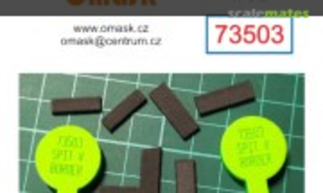 1:35 Supermarine Spitfire Mk.V - wheel bay plugs (Omask 73503) 73503