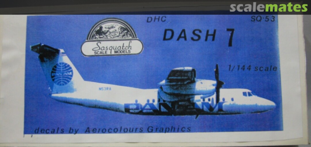 Boxart De Havilland Canada Dash 7 SQ-53 Sasquatch Boxart De Havilland Canada Dash 7 SQ-53 Sasquatch