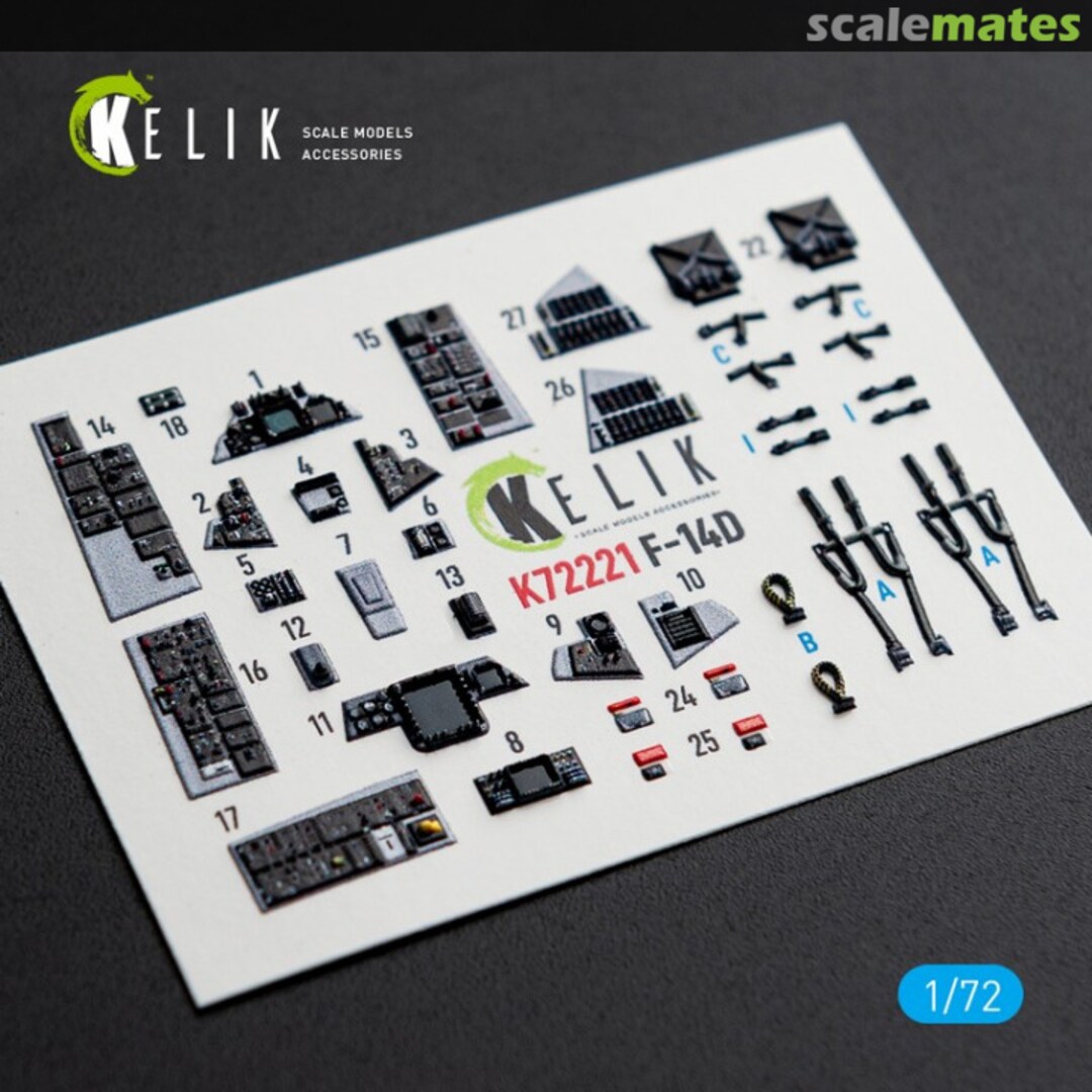 Boxart F-14D Super Tomcat - Interior 3d Decals K72221 Kelik Boxart F-14D Super Tomcat - Interior 3d Decals K72221 Kelik