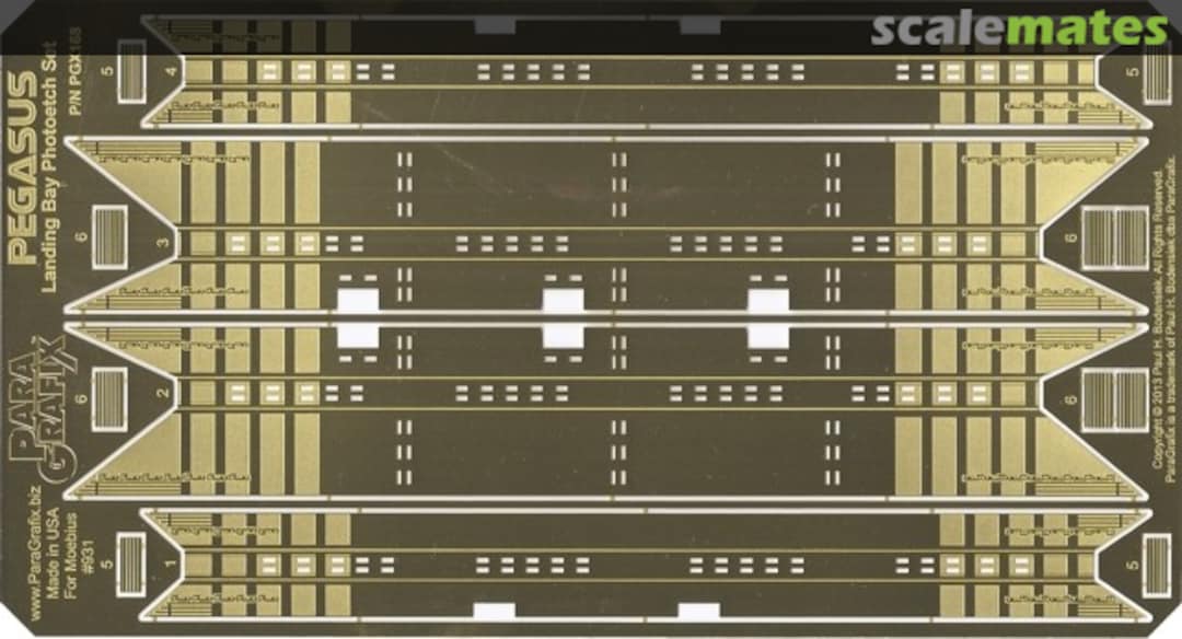 Boxart Battlestar Pegasus Landing Bay Photoetch Set PGX168 ParaGrafix Modeling Systems Boxart Battlestar Pegasus Landing Bay Photoetch Set PGX168 ParaGrafix Modeling Systems