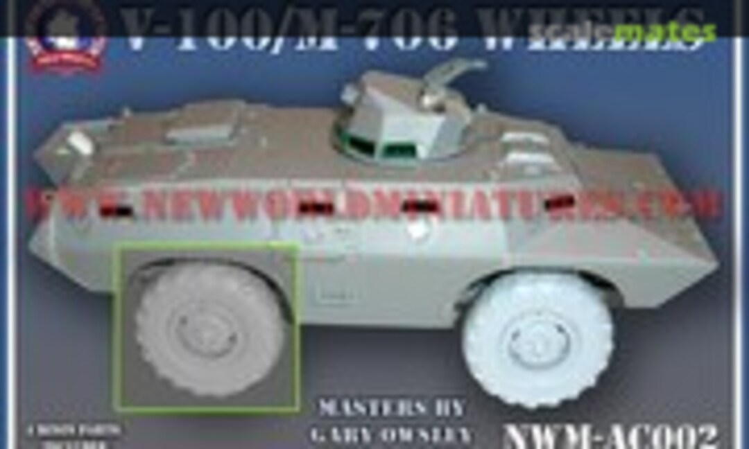 1:35 V-100 / M-706 Wheels (New World Miniatures NWM-AC002) NWM-AC002