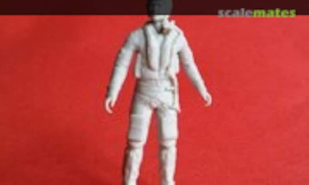 1:48 Eurofighter/Typhoon pilot, with helmet on, and open visor (Pilot Replicas 48-P-008) 48-P-008