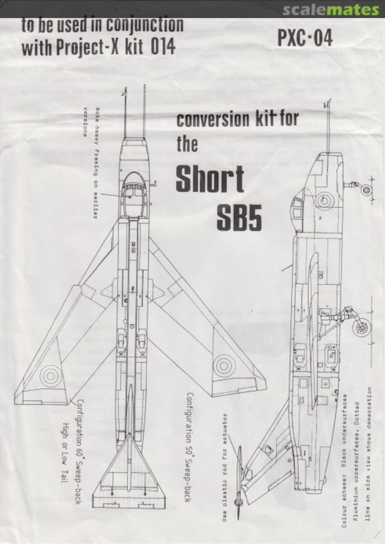 Boxart Conversion kit for the Short SB-5 PXC-04 Maintrack Models