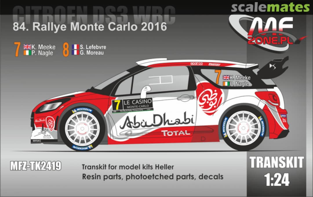 Boxart Citroën DS3 WRC "Abu Dhabi" TK2419 MF-Zone Boxart Citroën DS3 WRC "Abu Dhabi" TK2419 MF-Zone