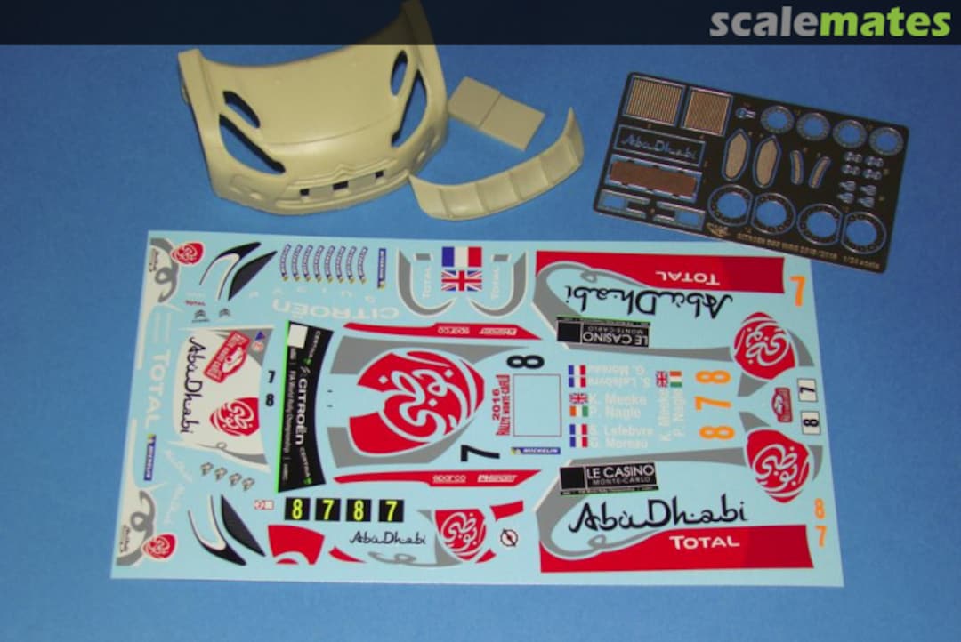 Contents Citroën DS3 WRC "Abu Dhabi" TK2419 MF-Zone Contents Citroën DS3 WRC "Abu Dhabi" TK2419 MF-Zone