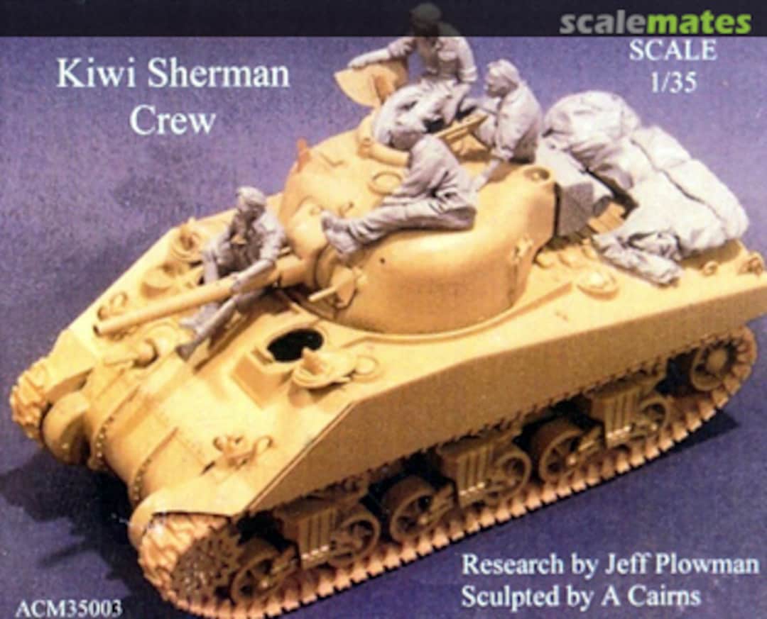 Boxart Kiwi Sherman crew ACM35003 AC Models Boxart Kiwi Sherman crew ACM35003 AC Models