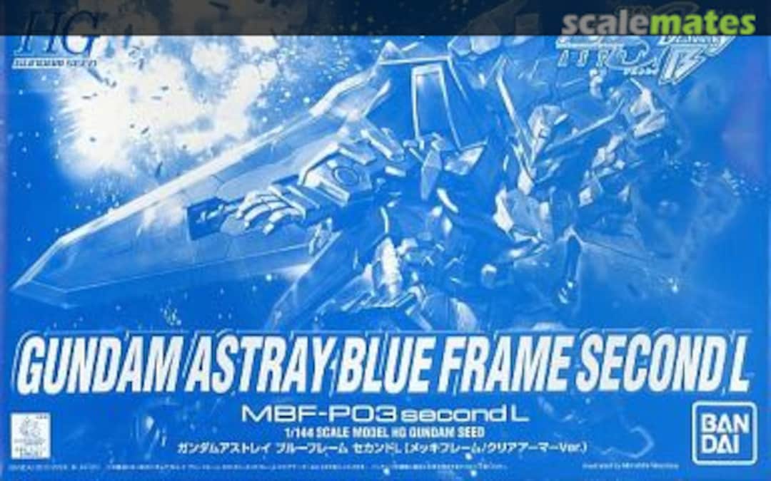 Boxart Gundam Astray Blue Frame Second L Plated Frame / Clear Armor Ver. 0185247 Bandai Boxart Gundam Astray Blue Frame Second L Plated Frame / Clear Armor Ver. 0185247 Bandai