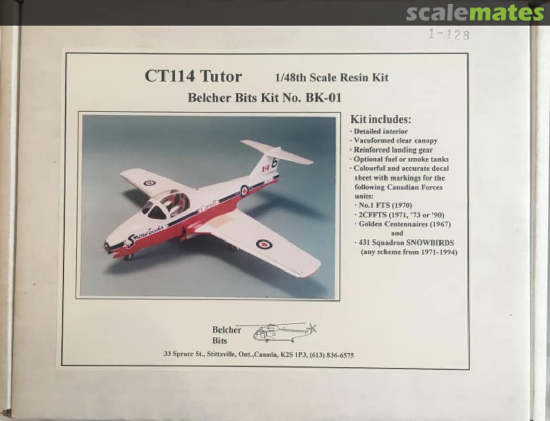 Boxart CT114 Tutor BK-01 Belcher Bits Boxart CT114 Tutor BK-01 Belcher Bits