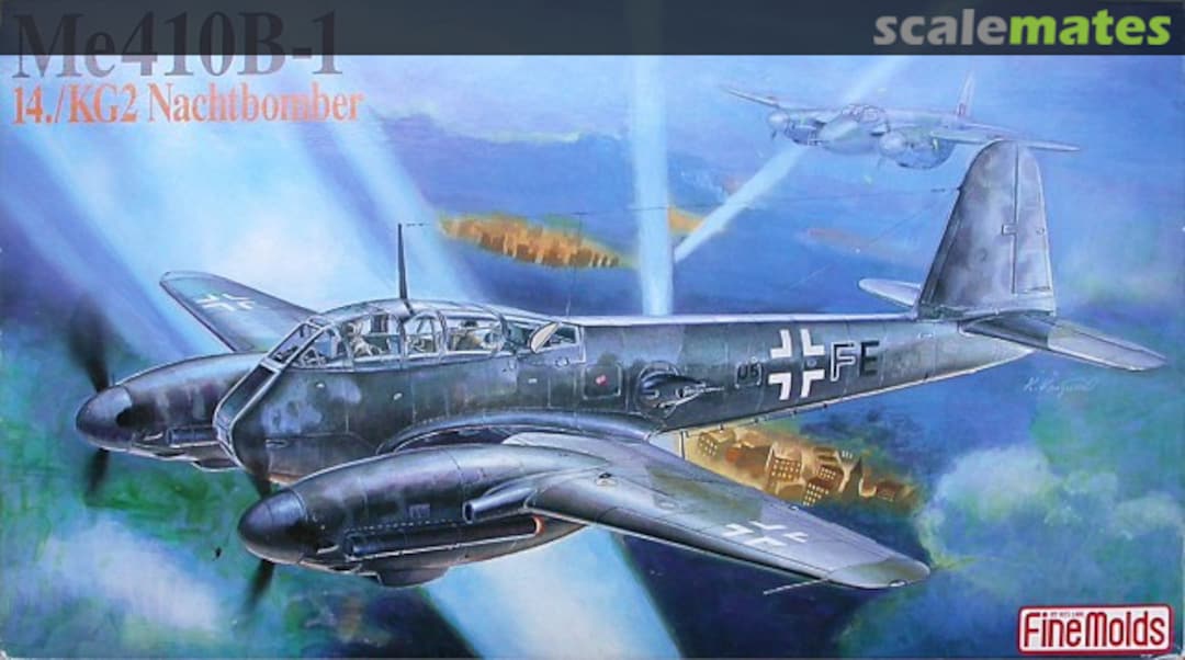 Boxart Me410B-1 14./KG2 Nachtbomber FP14 Fine Molds Boxart Me410B-1 14./KG2 Nachtbomber FP14 Fine Molds